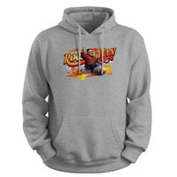 Load image into Gallery viewer, kim jung rocketman hooded sweatshirt, funny gift north korea
