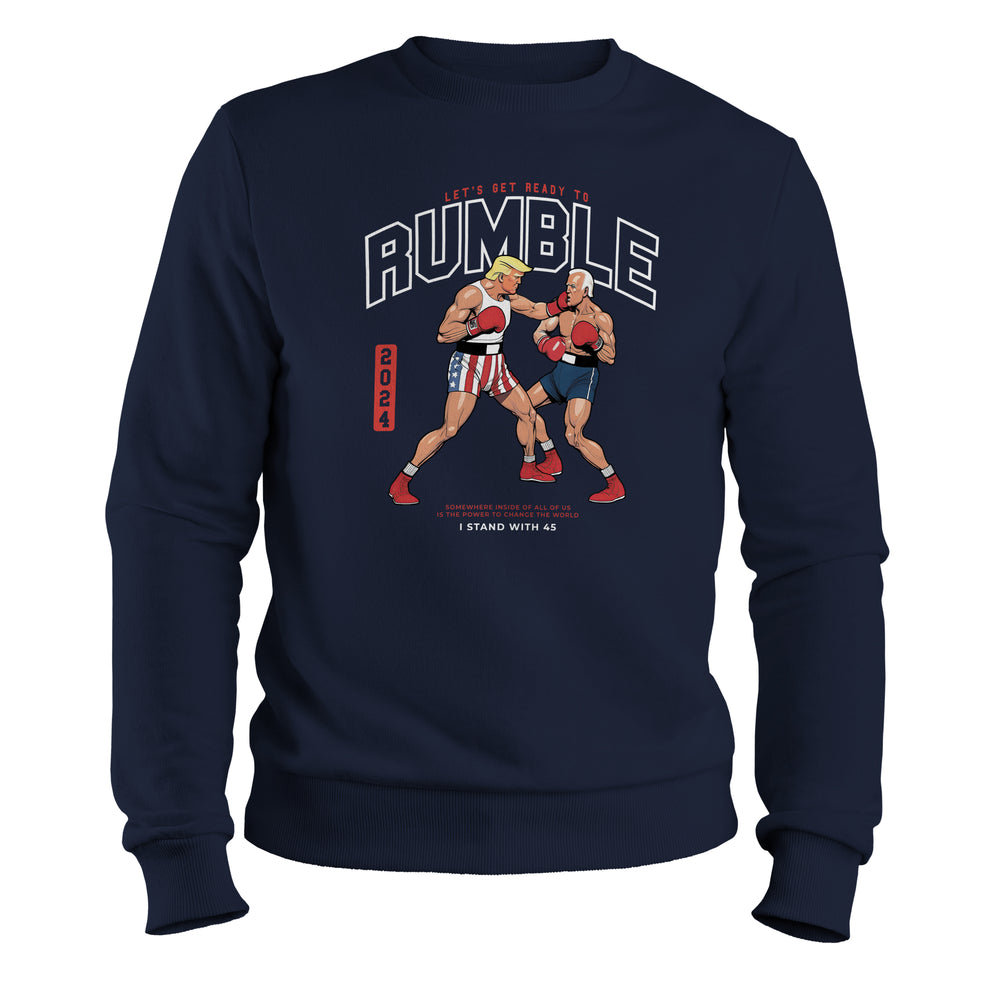 lets get ready to rumble boxing theme donald trump sweatshirt