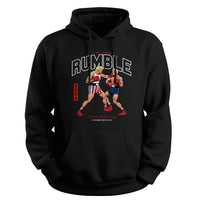 Load image into Gallery viewer, TRUMP BOXING THEME TKO HOODIE, HOODED SWEATSHIRT, BIDEN VS TRUMP BLACK
