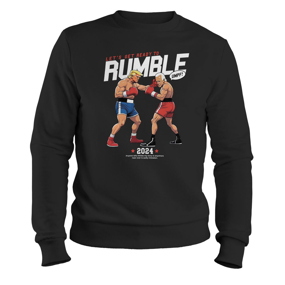 TRUMP FIGHTER BOXING THEME CREWNECK SWEATSHIRT TRUMP V BIDEN