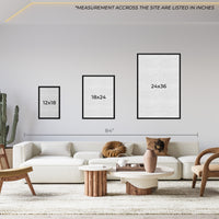 Load image into Gallery viewer, Vertical Frame Canvas Wall Art Size Chart Guide
