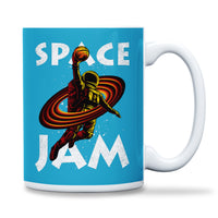 Load image into Gallery viewer, Space Jam Mug 15oz Turquoise color

