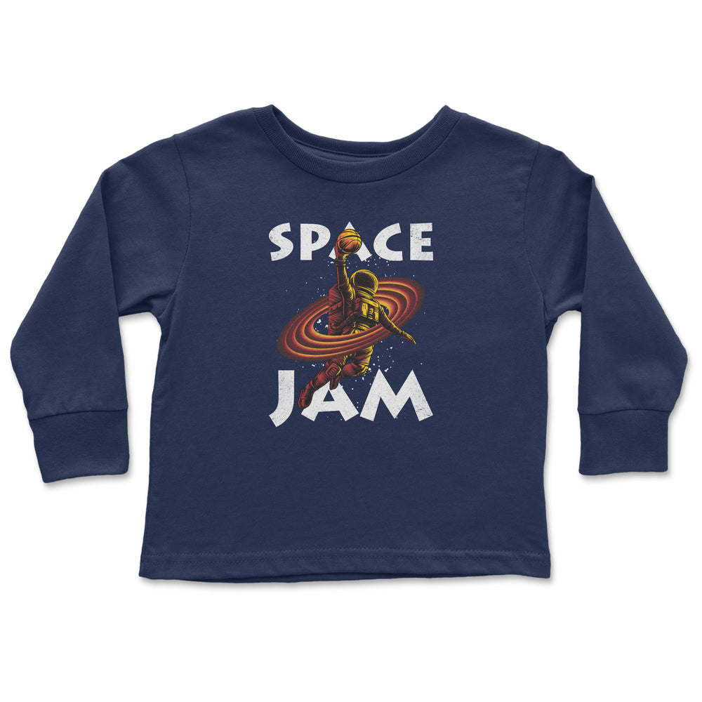 Space Jam Toddler Long Sleeve navy color