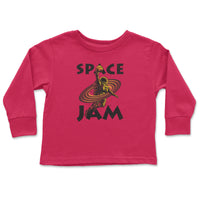 Load image into Gallery viewer, Space Jam Toddler Long Sleeve red color
