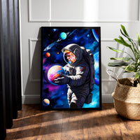 Load image into Gallery viewer, Space Savior Vertical Framed Canvas Wall Art
