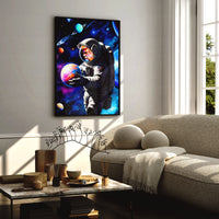 Load image into Gallery viewer, Space Savior Vertical Framed Canvas Wall Art
