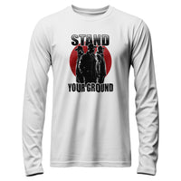 Load image into Gallery viewer, Stand Your Ground Long Sleeve Shirt white color
