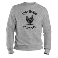 Load image into Gallery viewer, Stop Staring Crewneck Sweatshirt sport grey color
