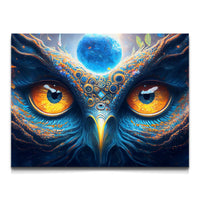 Load image into Gallery viewer, Strange Eyes Abstract Horizontal Canvas Wall Art
