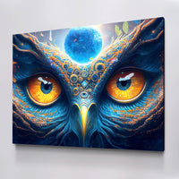 Load image into Gallery viewer, Strange Eyes Abstract Horizontal Canvas Wall Art
