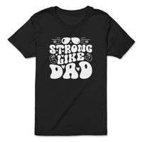 Load image into Gallery viewer, Strong Like Dad Youth Tee  black color
