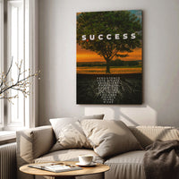 Load image into Gallery viewer, Success Canvas Wall Art

