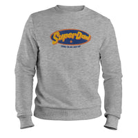 Load image into Gallery viewer, Super Dad Crewneck Sweatshirt sport grey color
