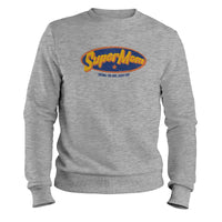 Load image into Gallery viewer, Super Mom Crewneck Sweatshirt sport grey color
