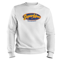Load image into Gallery viewer, Super Mom Crewneck Sweatshirt white color
