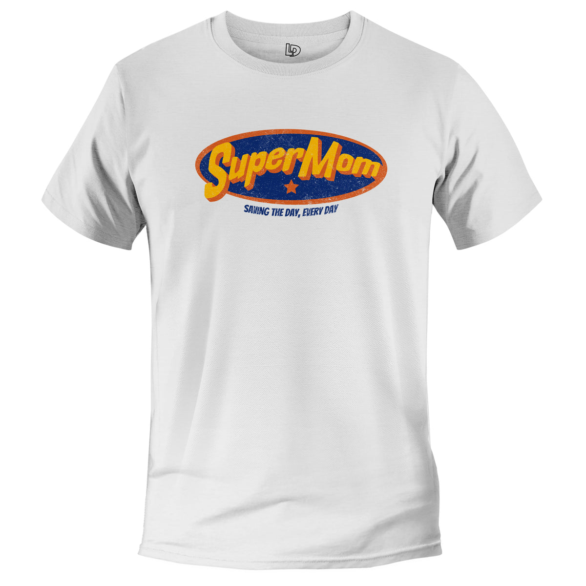 Super Mom Tee white color