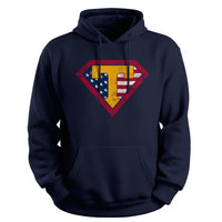 Load image into Gallery viewer, Super trump hoodie navy color
