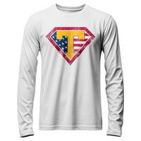 Load image into Gallery viewer, Super trump long sleeve shirt white color
