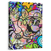 Load image into Gallery viewer, Super Mario Vertical Canvas WAll Art

