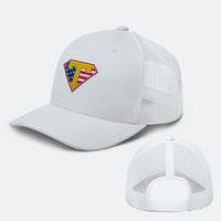 Load image into Gallery viewer, Super Trump Trucker Hat white color

