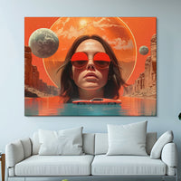 Load image into Gallery viewer, Nostalgic Mood Horizontal Canvas Wall Art
