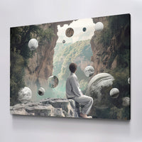 Load image into Gallery viewer, The Dreamer Horizontal Canvas Wall Art
