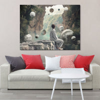 Load image into Gallery viewer, The Dreamer Horizontal Canvas Wall Art
