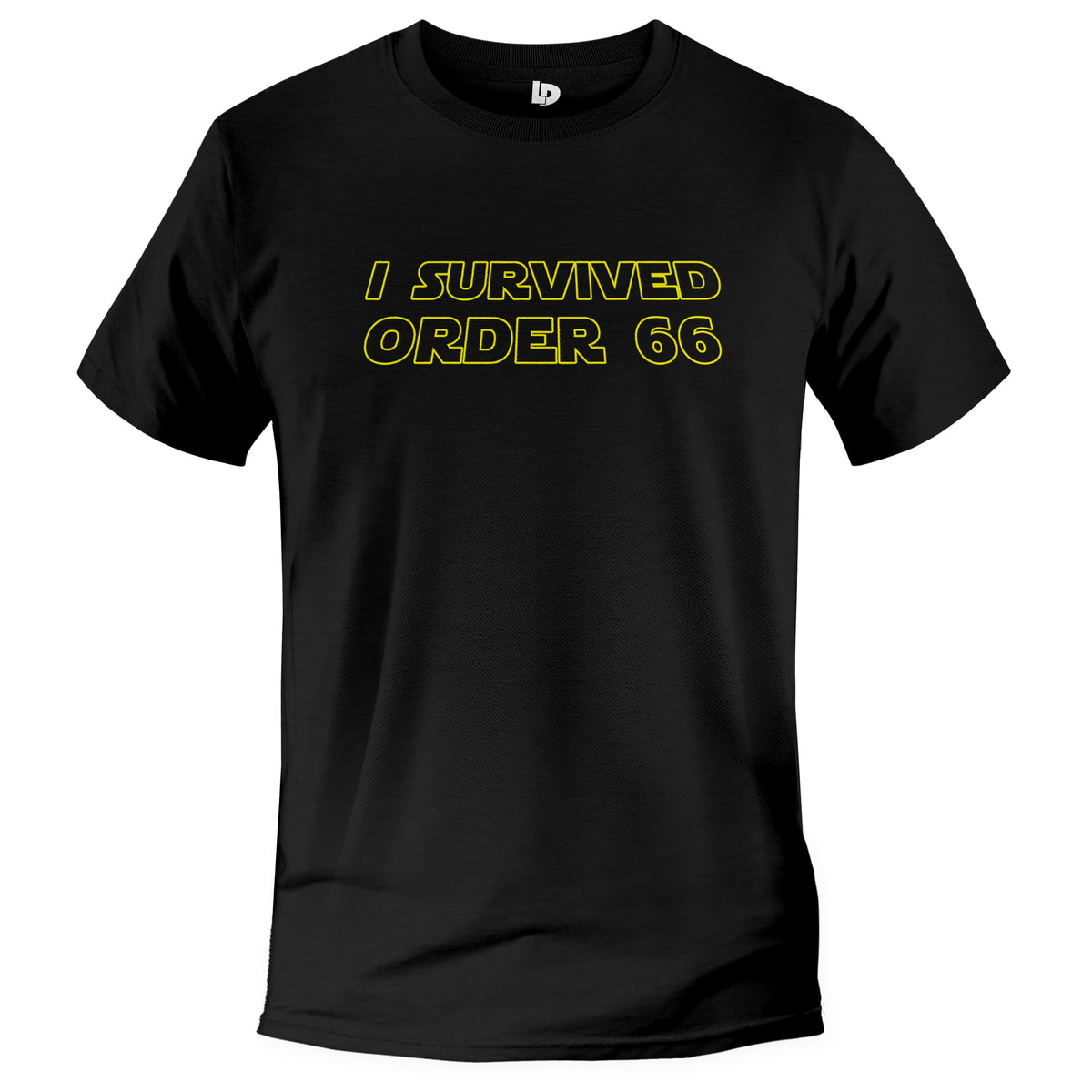 Survived Order 66 Tee black color