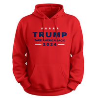 Load image into Gallery viewer, Trump Take America Back 2024 Hoodie red color
