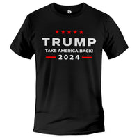 Load image into Gallery viewer, Trump Take America Back 2024 T-shirt black color

