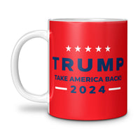 Load image into Gallery viewer, Tack America Back Mug 11oz red color
