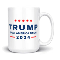 Load image into Gallery viewer, Tack America Back Mug 15oz white color
