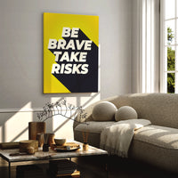 Load image into Gallery viewer, Be Brave Take Risk
