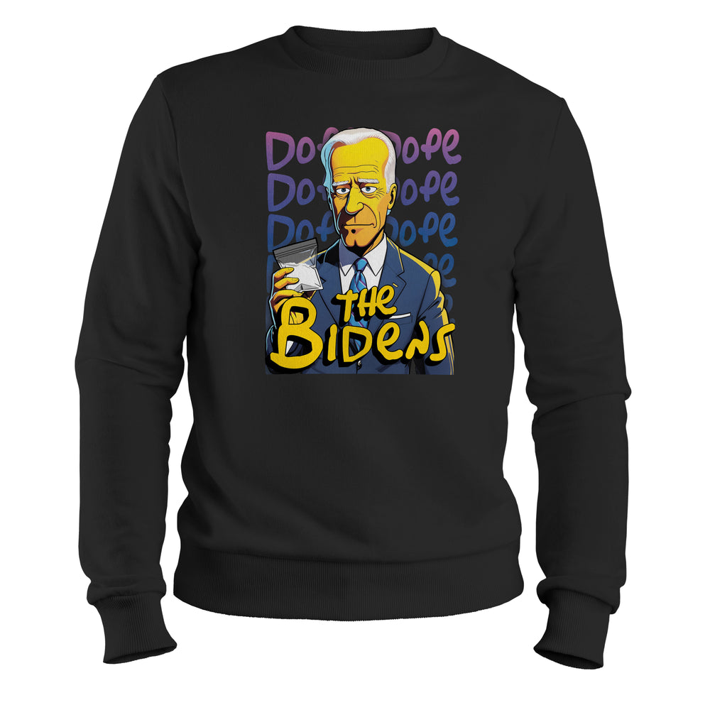 the bidens dope simpson theme sweatshirt