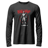 Load image into Gallery viewer, The People&#39;s Champion Long Sleeve Shirt dark grey heather color
