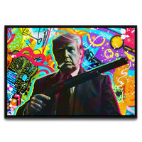 Load image into Gallery viewer, Big Boss Framed Canvas Horizontal Wall Art
