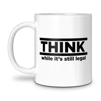 Load image into Gallery viewer, Think Mug 11oz White color
