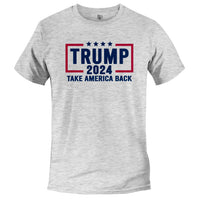 Load image into Gallery viewer, Trump 2024 T-shirt Athletic Heather color
