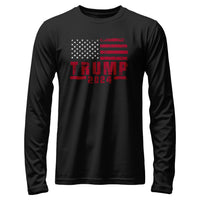 Load image into Gallery viewer, United for Trump 2024 Long Sleeve T-Shirt black color
