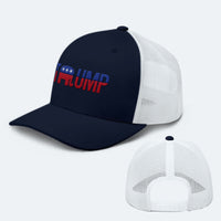 Load image into Gallery viewer, Trump Elephant GOP Trucker Hat navy white color
