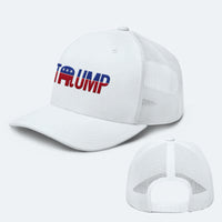 Load image into Gallery viewer, Trump Elephant GOP Trucker Hat white color
