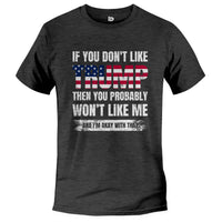 Load image into Gallery viewer, Trump Hater T-shirt black heather color
