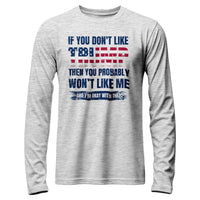 Load image into Gallery viewer, Trump Hater Long Sleeve Shirt Athletic Heather color
