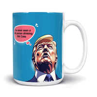 Load image into Gallery viewer, Diet Coke Paradox Trump Mug
