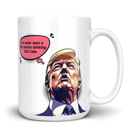 Load image into Gallery viewer, Diet Coke Paradox Trump Mug

