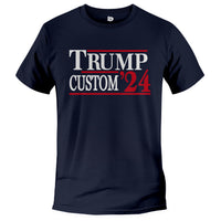 Load image into Gallery viewer, CUSTOM DONALD TRUMP T SHIRT NAVY COLOR
