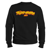 Load image into Gallery viewer, Trumpamania 2024 Crewneck Sweatshirt black color
