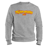 Load image into Gallery viewer, Trumpamania 2024 Crewneck Sweatshirt sport grey color
