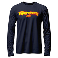 Load image into Gallery viewer, Trumpamania 2024 Long Sleeve Shirt navy color

