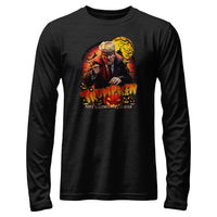 Load image into Gallery viewer, Trumpkin Long sleeve black heather color
